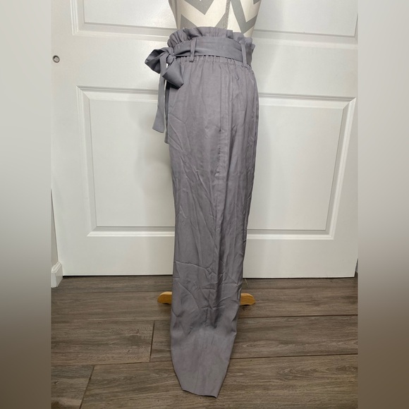 J. Crew Point Sur Size 4 Gray Paper Bag Gray Pant - Picture 7 of 10